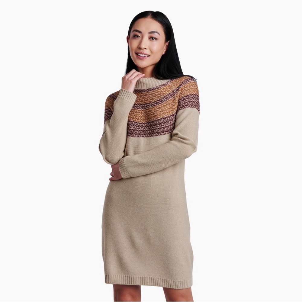 Kuhl | Lucia Sweater Dress | Color/Stone | Large | Like new!!‎